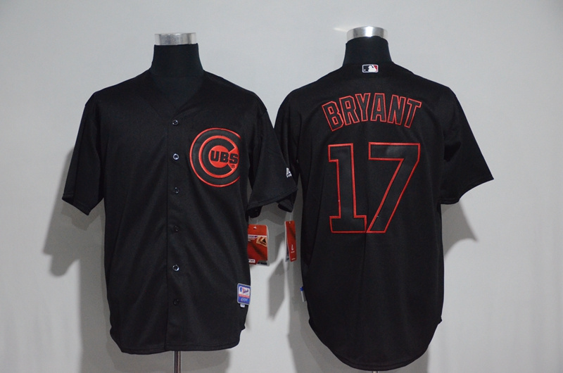 2017 MLB Chicago Cubs #17 Bryant black jerseys->chicago cubs->MLB Jersey